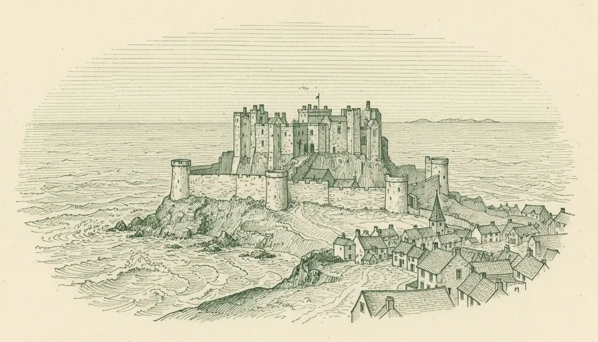 Bamburgh Town and Castle, free self-guided walking tour in Bamburgh