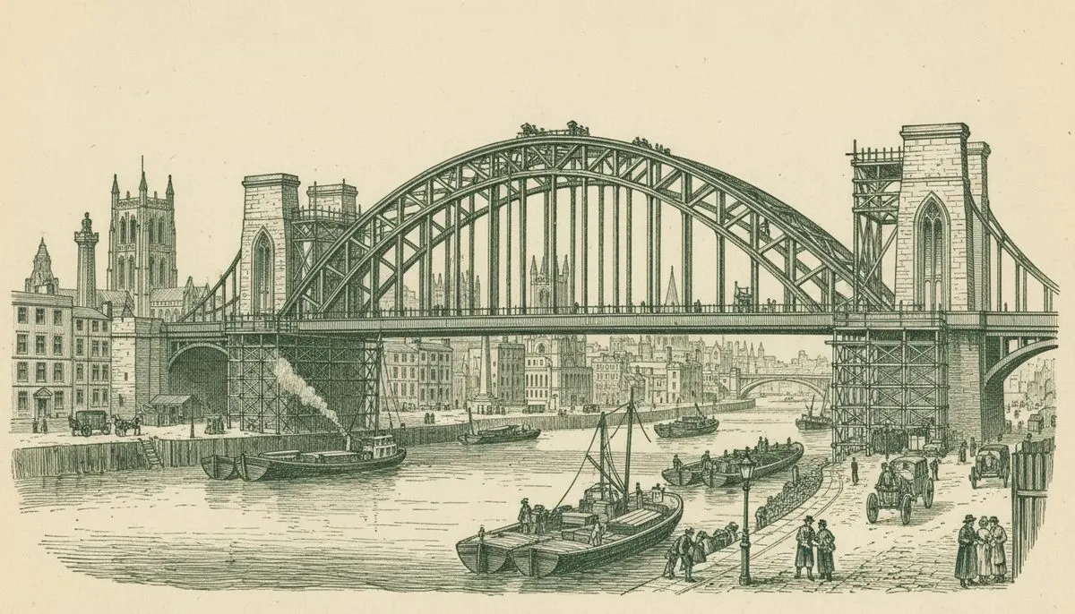 Newcastle Quayside's Seven Bridges, free self-guided walking tour in Newcastle upon Tyne