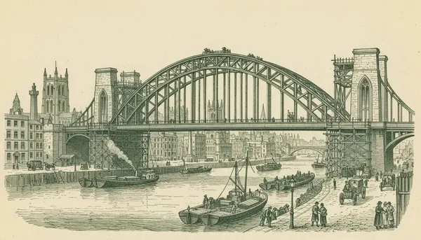 Newcastle Quayside's Seven Bridges, free self-guided walking tour in Newcastle upon Tyne